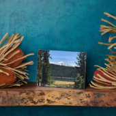 Elk Lake with山Vecheror, OR フォトプラーク (側面)
