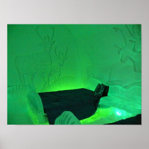 Elk Room at Hotel de Glace，ケベック，カナダ ポスター