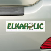 Elkaholic バンパーステッカー (車上)