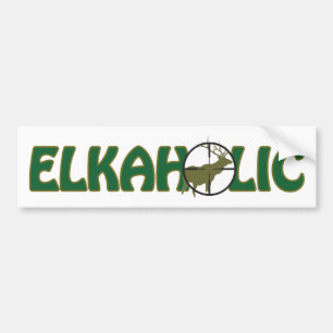 Elkaholic バンパーステッカー