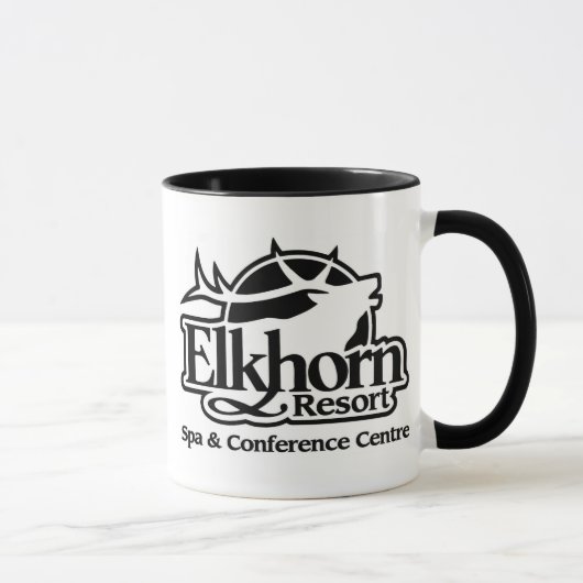 Elkhornリゾートの大きいマグ マグカップ (右)