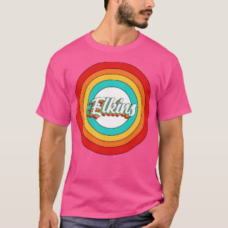 Elkins Name ShirtヴィンテージElkins Circle Tシャツ