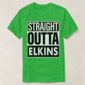 Elkins Name Straight Outta Elkins Tシャツ (デザイン正面)