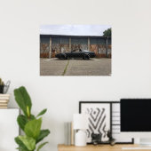 Elkroad Garage Toyota Supra Mk3 Turbo ポスター (ホームオフィス)