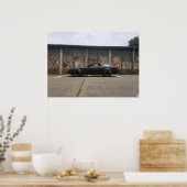 Elkroad Garage Toyota Supra Mk3 Turbo ポスター (キッチン)