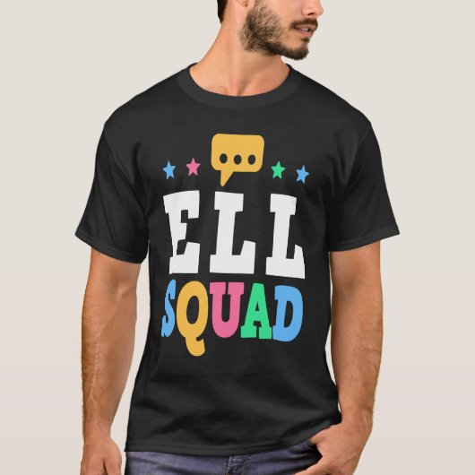 ELL Squad English Language学先生1 Tシャツ (正面)