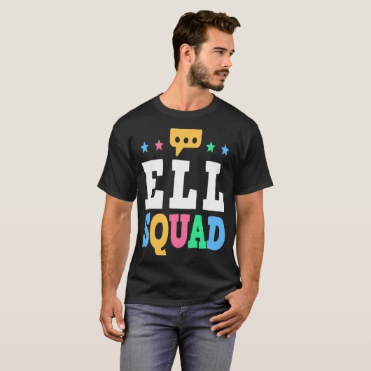 ELL Squad English Language Learning Teacher  1 Tシャツ (正面フル)