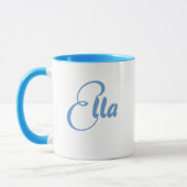 Ellaの意味と名前の由来マグ マグカップ (左)