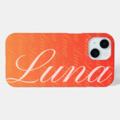 Ella繰り返し名前パターンデザイン Case-Mate iPhoneケース (裏面 (横))