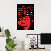 Ella Fitzgerald jazz poster - Ella in Berlin ポスター (ホームオフィス)