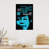 Ella Fitzgerald jazz poster - Ella in Berlin ポスター (キッチン)