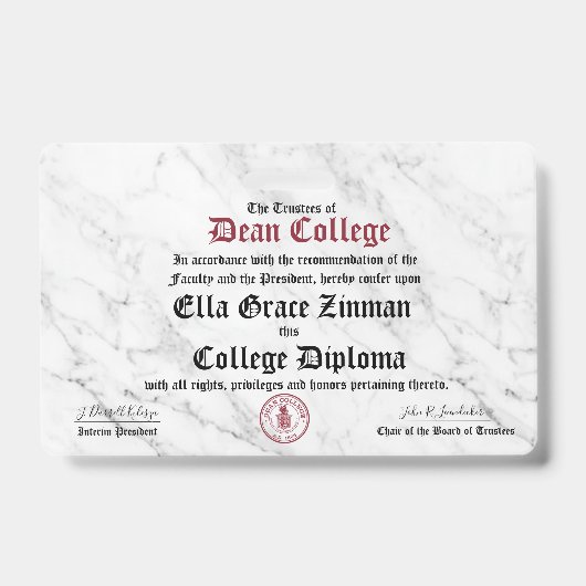 Ella Grace Zinman バッジ (正面)