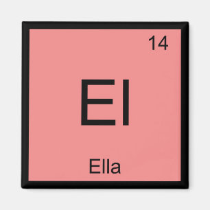 Ella Name化学要素周期表 マグネット