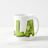 Ella Name Kiwi Style Tasse Teetasse Kaffeetasse コーヒーマグカップ (正面右)