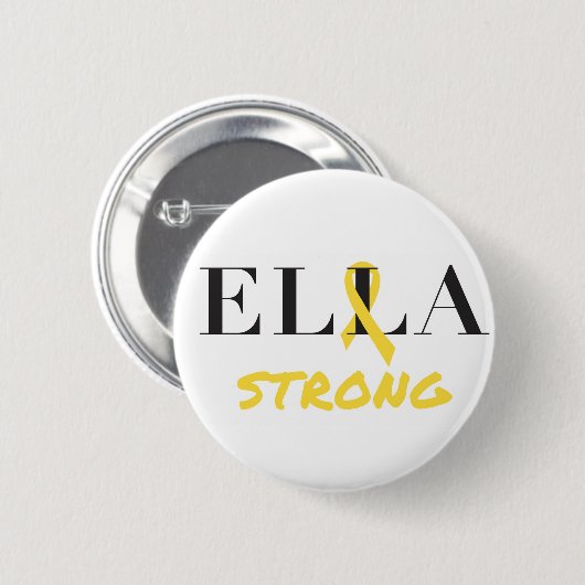 Ella Strong Button 缶バッジ (正面&裏面)