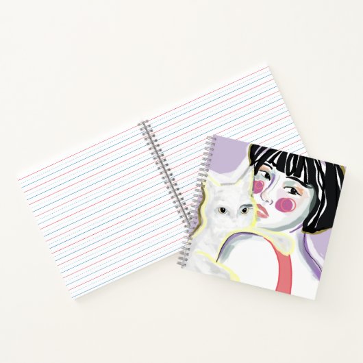 ella y su gato  ノートブック (内部)