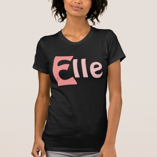 Elleのフランス人のTシャツ Tシャツ (正面)