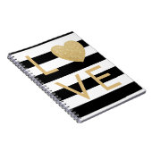 Elle Westley "ぴかぴか光るすべては愛"ノートです ノートブック (右側)