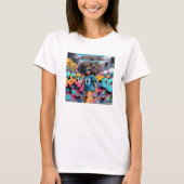 Elleki - 熱い夏の女の子 tシャツ (正面)