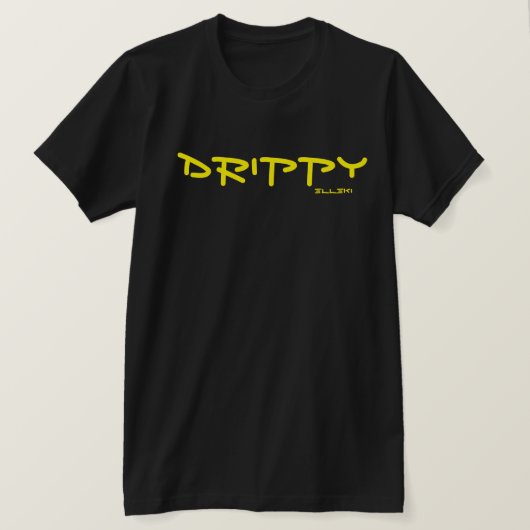 Elleki Drippy #2 （黄） Tシャツ (デザイン正面)
