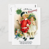 Ellen H. Clapsaddle：おもちゃ付き男女 ポストカード (正面/裏面)