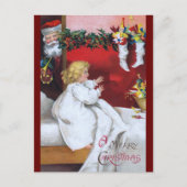 Ellen H. Clapsaddle：サンタを見る シーズンポストカード (正面)