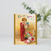 Ellen H. Clapsaddle:ハートを送る ポストカード (スタンド正面)