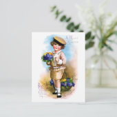 Ellen H. Clapsaddle: 忘れ-me-notの子 ポストカード (スタンド正面)