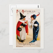 Ellen H. Clapsaddle：旧スタイルと新旧 ポストカード (正面/裏面)