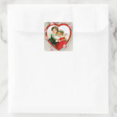 Ellen H. Clapsaddle:私のハートの秘密 スクエアシール (バッグ)