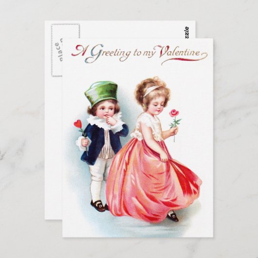 Ellen H. Clapsaddle:私の愛が大好き ポストカード (正面/裏面)