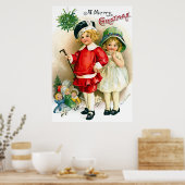 Ellen H. Clapsaddle: Boy and Girl with Toys ポスター (キッチン)