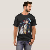 Ellen Joe ZZZ サメ尾ハサミメイド服アート Tシャツ (正面フル)
