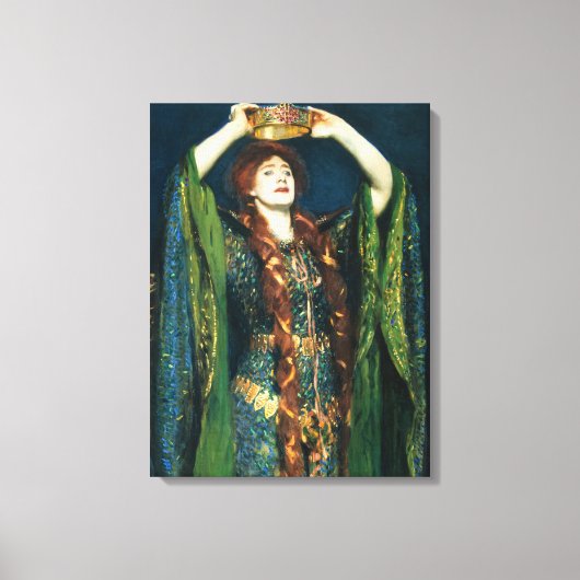 Ellen Terry as Lady Macbeth by John Singer Sargent キャンバスプリント (正面)