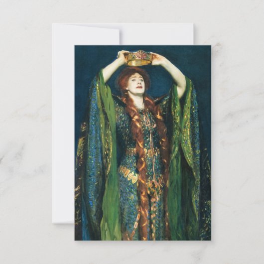 Ellen Terry as Lady Macbeth by John Singer Sargent サンキューカード (正面)