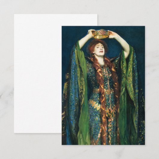 Ellen Terry as Lady Macbeth by John Singer Sargent サンキューカード (正面/裏面)
