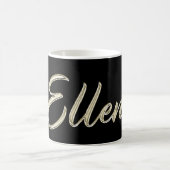 Ellen white gold Handwriting Tasse Kaffeetasse コーヒーマグカップ (中央)
