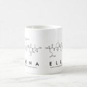 Ellenaペプチド名mug コーヒーマグカップ (中央)
