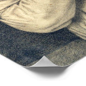 Ellenrieder – ハープ付きの花の女の子 ポスター (角)