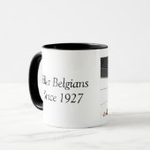Ellerのベルギー人のマグ マグカップ (正面左)