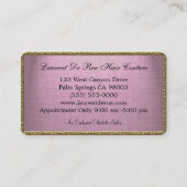 Ellesの花弁Velmontはエレガントなプロフェッショナルを切ります 名刺 (裏面)