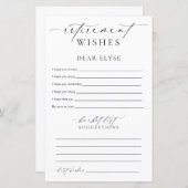 Ellesmereの退職願い (正面/裏面)