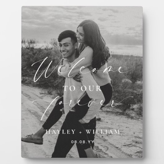 Ellesmereは永遠の歓迎を結婚歓迎する フォトプラーク (正面)