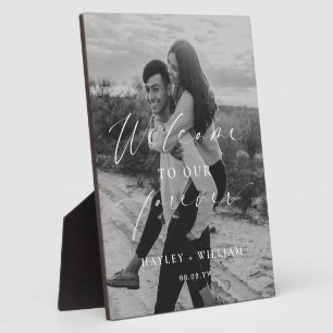 Ellesmereは永遠の歓迎を結婚歓迎する フォトプラーク