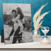 Ellesmereは永遠の歓迎を結婚歓迎する フォトプラーク (側面)