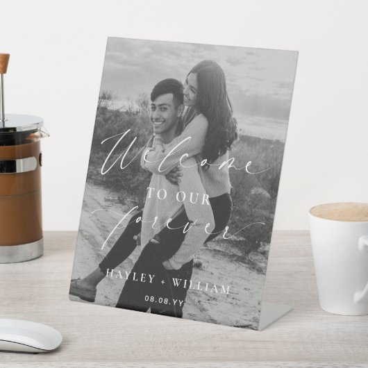 Ellesmereは永遠の歓迎を結婚歓迎する 台座サイン (インサイチュ)