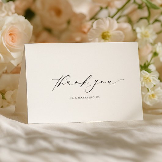 Ellesmereは私たちの結婚式の日と結婚してくれてありがとう カード