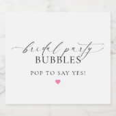 Ellesmereブライダルパーティ提案ボトルラベル ビールラベル (シングルラベル)