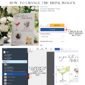 Ellesmereペットミニマルの写真のシグネチャードリンクサイン フォトプラーク