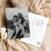 Ellesmereミニマモダンリスト写真の日付を保存 ポストカード